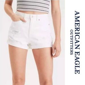 BOGO | American Eagle Stretch Mom Short Distressed - 0